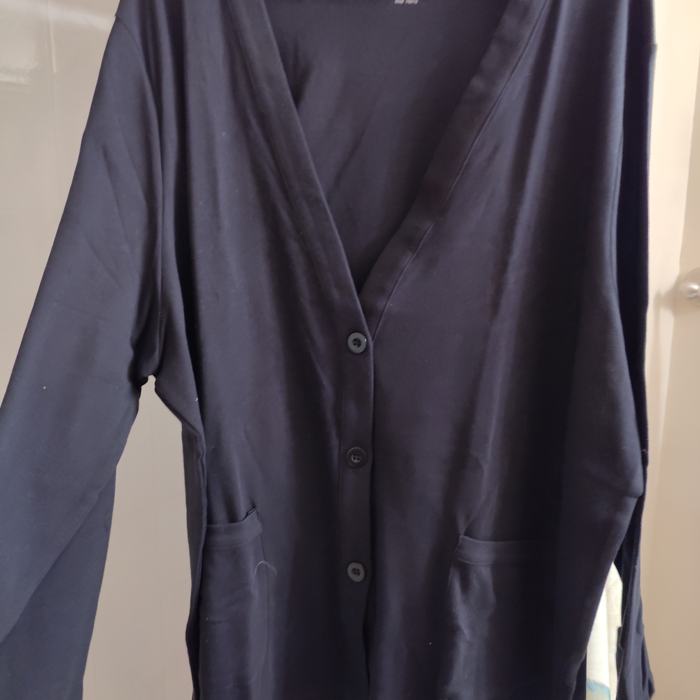 Appleseed's Black Cardigan Sweater